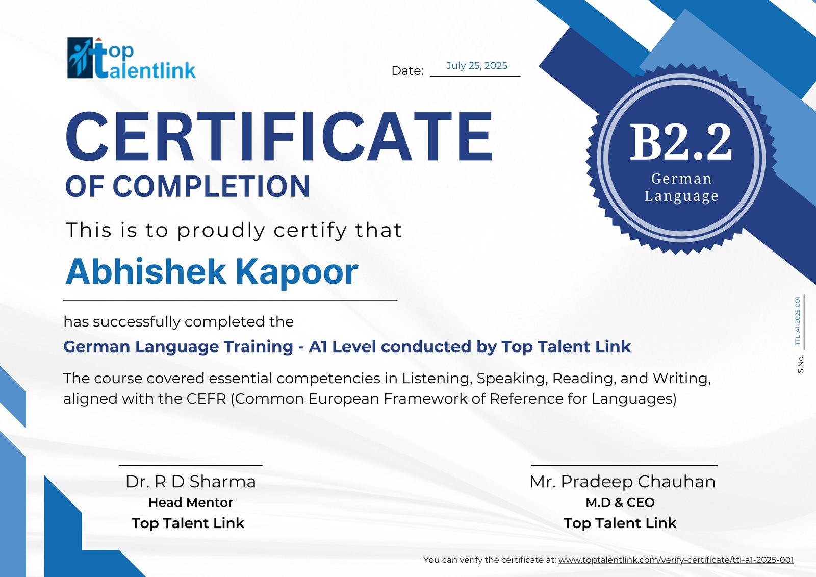 German Language B1